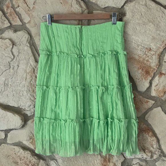 Star City Tiered Sequin Midi Skirt Size 1💚 - Picture 4 of 8